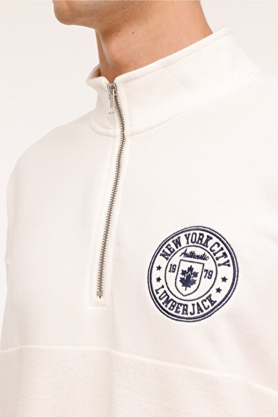 lumberjack Ml Fran 16Id108 4Pr Ecru Men's Sweatshirt