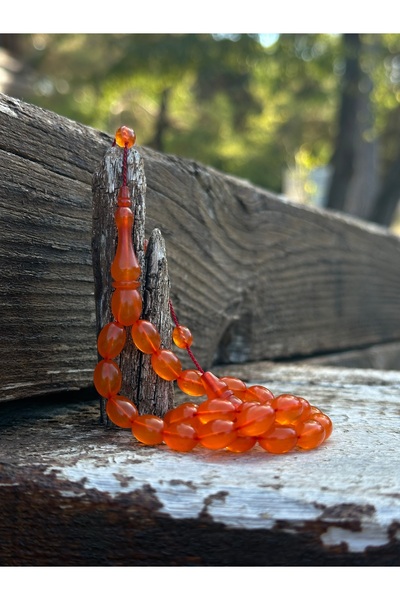 TESBİHSARAYI Cu cutie specială din lemn - Tasbih Zar Kehrıbar, Zar Kehrıbar, Tasbih Kehrıbar