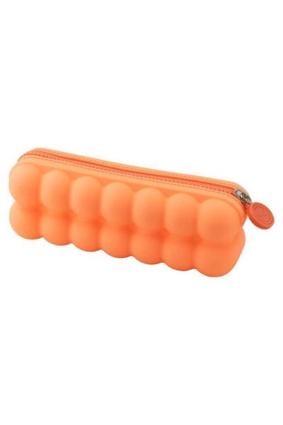Serve Salmon Colored Carved Pencil Bag