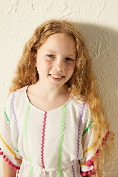 Penti Kız Çocuk Çizgili Kaftan