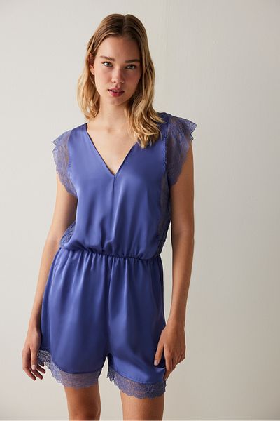 Penti Salopetă Freya Satin Blue