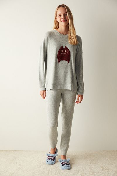 Penti Friend Gray Pajama Set
