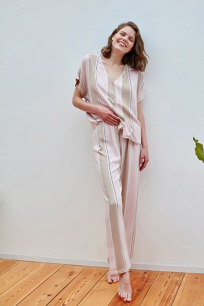 Penti Σετ παντελονιών πουκάμισο Soft Stripes