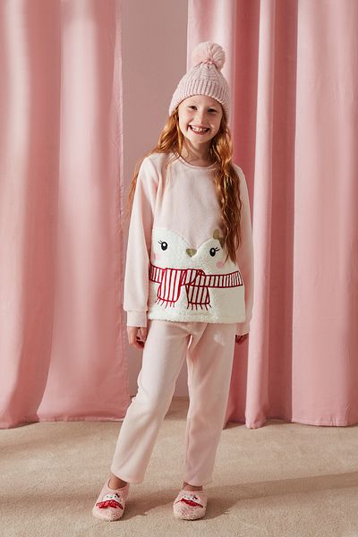 Penti Girl's Penguin 2-Piece Pajama Set