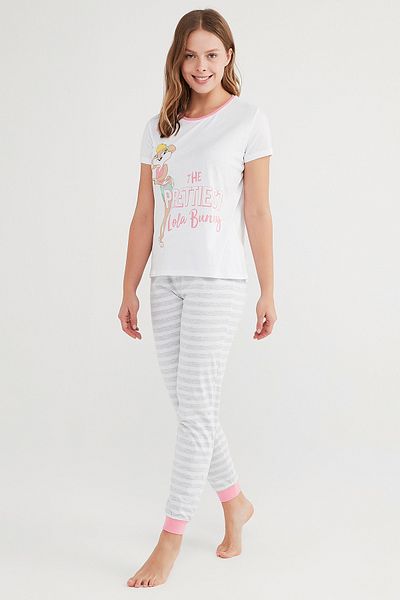 Penti Set pijamale cu mâneci scurte Lola Bunny