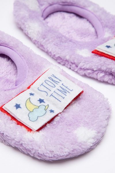 Penti Lilac Girl's Book Booties Κάλτσες με μοτίβο