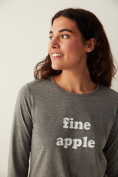 Penti Base Fine Apple Pants Pajama Set