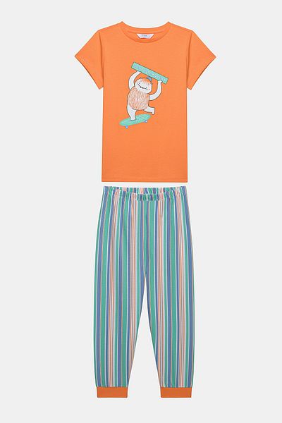 Penti Unisex Kids Monster Fam Multicolored Pajama Set