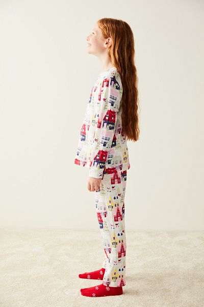 Penti Set de pijamale termice cu model pentru fete