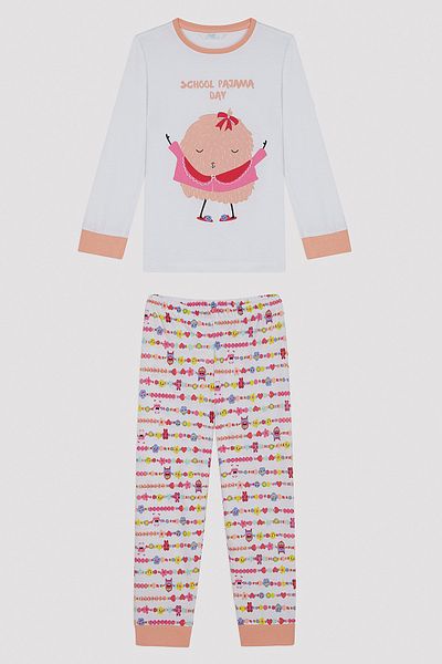 Penti Girl's Pajama Party LS 2-Piece Pajama Set