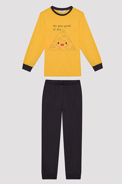 Penti Boy's Egyptian Multicolored 2-Piece Pajama Set