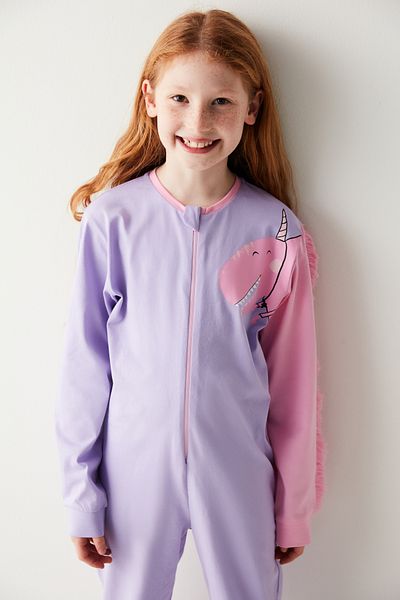 Penti Girl's Dino Jumpsuit