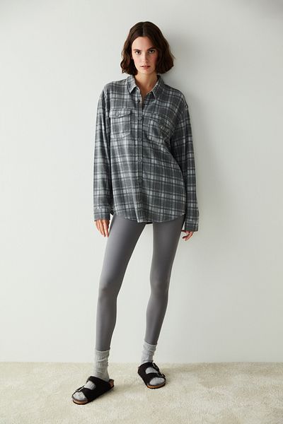 Penti Beige Checked Pajama Top