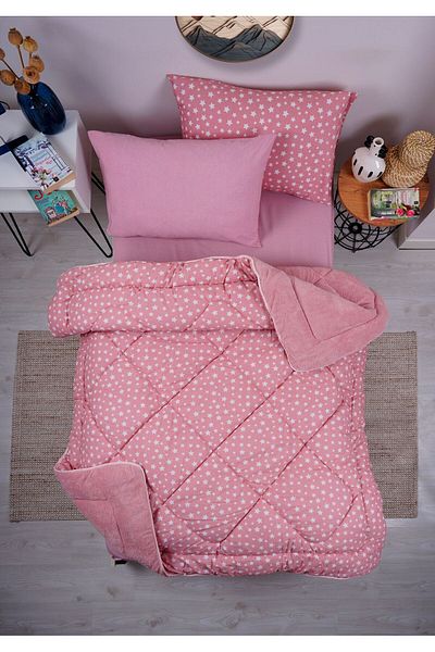 MARLA HOME Soft Blanket Fluffy Sleeping Set - Star Pattern, Single, Double Sided Wellsoft
