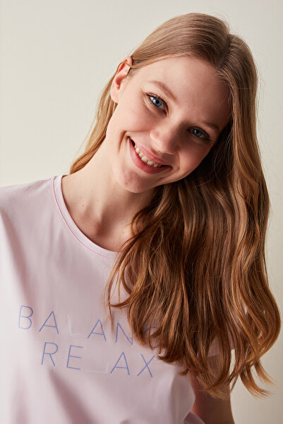 Penti Relax Lavender Checked Pijama Takımı