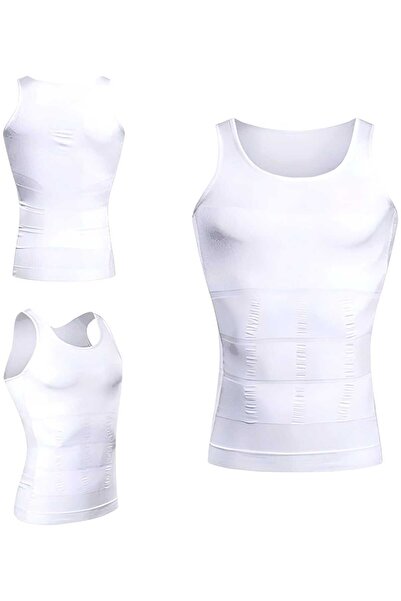 Uniquetrenders Men's Body Shaper Chest and Belly Tightening Breathable 6-Piece Athlete Corset