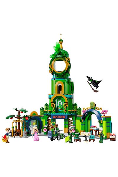 LEGO 75684 Model Wicked Emerald City - Tower Model for Children 9 Years Old and Up, Gl