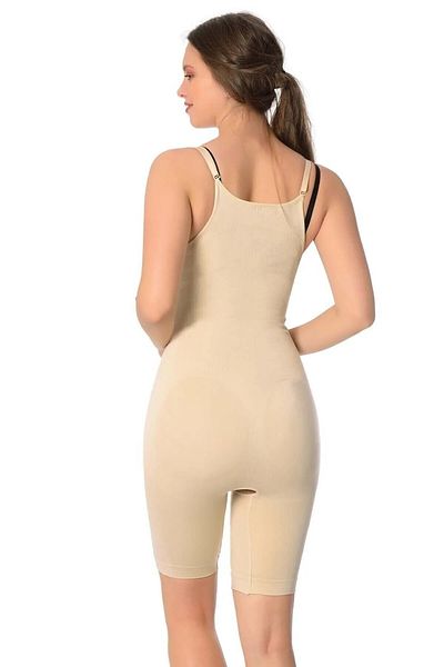 Kayaka triko Women's Agraffiti Skin Colored Jumpsuit Corset