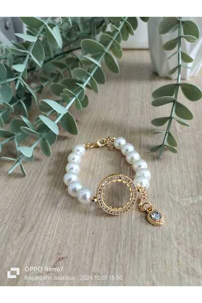 kayalaraksesuar İncili Çeyrekli Bileklik