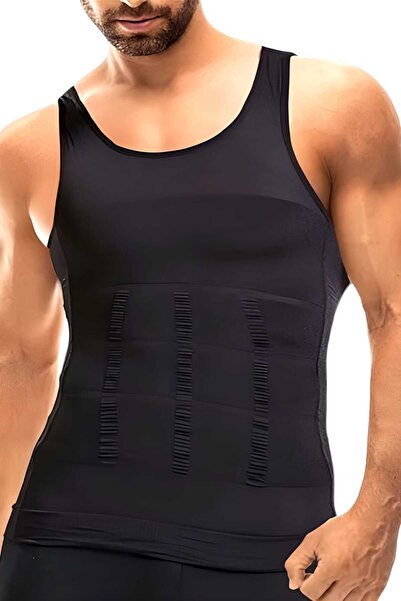 Uniquetrenders Men's Body Shaper Chest and Belly Tightening Breathable 6-Piece Athlete Corset