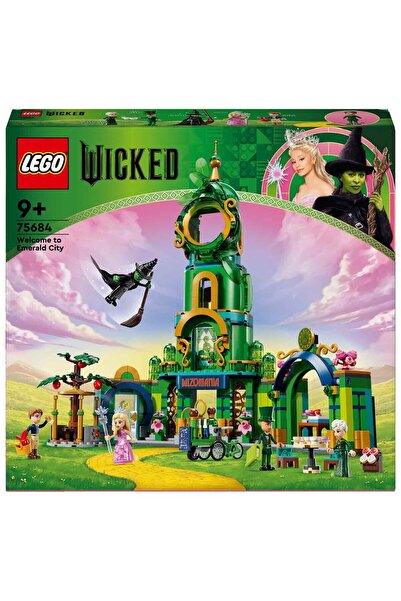 LEGO Wicked Emerald City’ye Hoş Geldiniz 75684 - 9 Yaş ve Üzeri Çocuklar için Kule Modeli, Gl