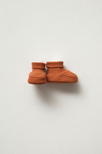Naive Baby Ribbed Comfortable Flexible Baby Booties
