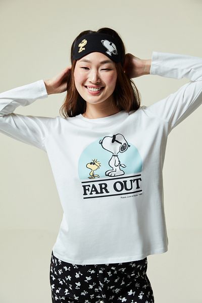 Penti Set de pijamale multicolore Lic Snoopy Far Out
