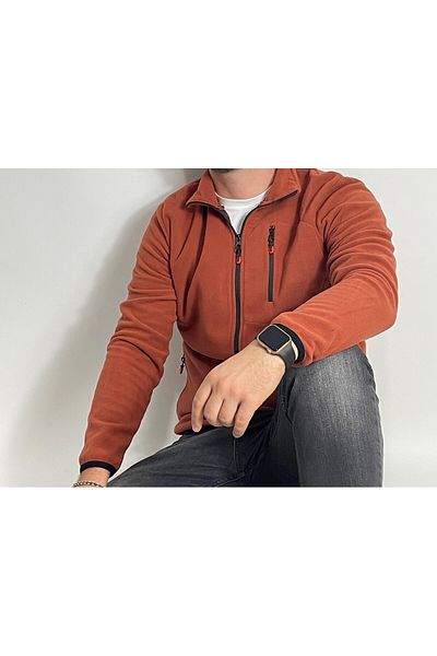 Sobe Hediyelik Men's Polar 3 Pocket Outdoor Windproof Full Zipper