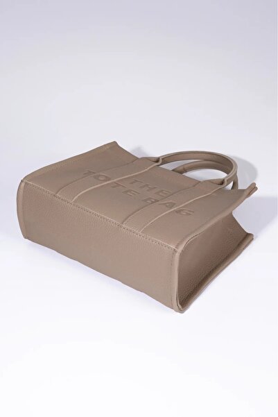 MUJGAN Women's Light Mink Hand and Cross Medium Size Shoulder Bag Width 28cm Length 20cm