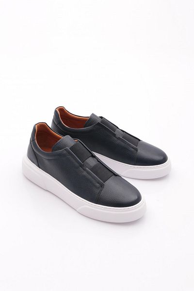 DGN Pánské pohodlné boty Navy White 364331028