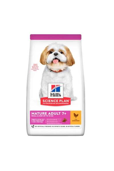 Hill's Hills Small & Mini Mature Adult 7+ Tavuklu Yaşlı Köpek Maması 1,5 Kg