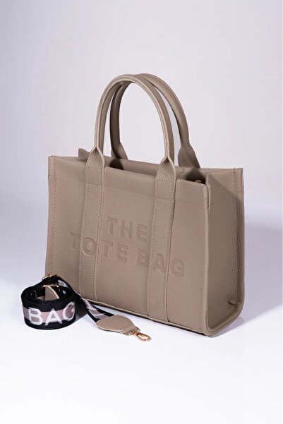 MUJGAN Women's Light Mink Hand and Cross Medium Size Shoulder Bag Width 28cm Length 20cm