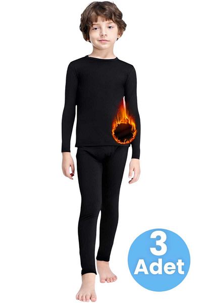 Uniquetrenders Термо бельо за момче от 3 части