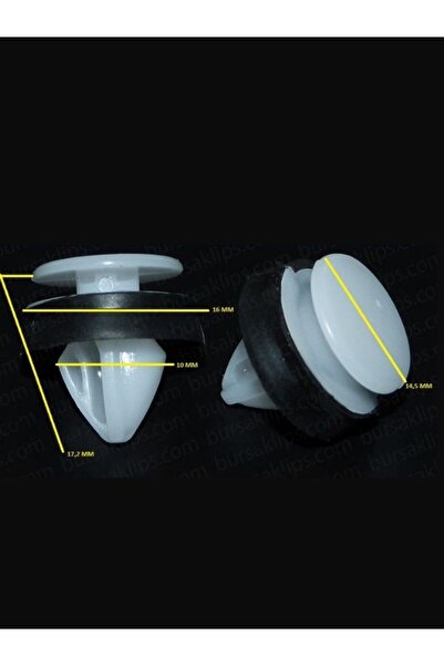 bursaklips Ford,Peugeot,Renault Door Trim Clip 7702254869 (10 Pcs)