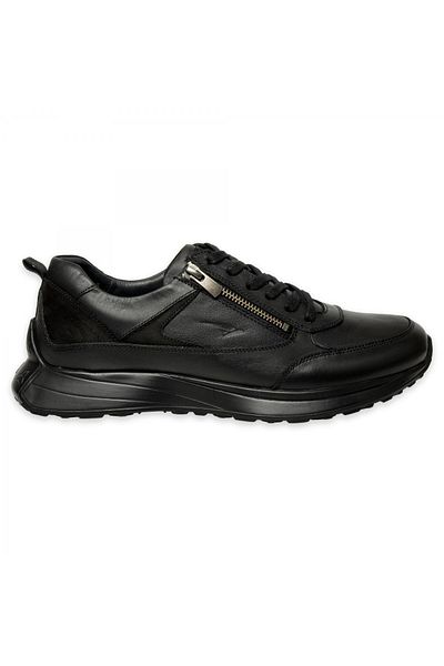 Forelli For-On 50306 Pantofi de bărbați din piele neagră casual