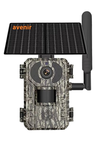 AVENİR AV-S440H Fotokapan 4G Simkartlı Solar Güneş Enerjili Çift Yönlü Ses 12...