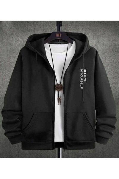 khufu Ζακέτα με φερμουάρ Unisex In Yourself με κουκούλα