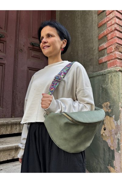 Bohoyasam Adjustable Strap Waist Bag, Side Shoulder Bag, Vegan Leather Bag, Designer Bag
