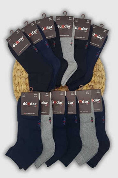 Pamuksu 7651 Dündar Men's Towel - Booties, Pack of 12, Assorted Color