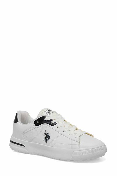U.S. Polo Assn. Πόλο Ασν των ΗΠΑ. Ανδρικά λευκά αθλητικά παπούτσια
