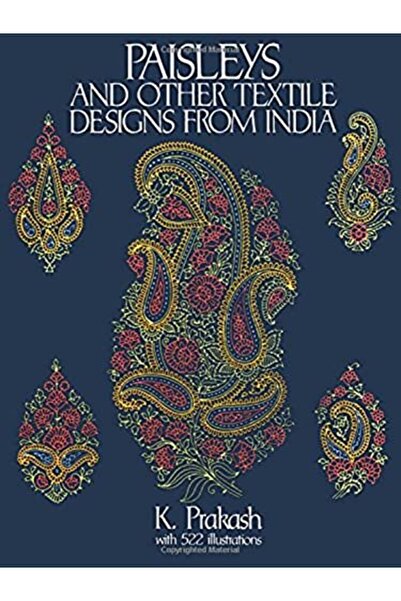 Dover Publications البايسلي وتصاميم المنسوجات الأخرى من الهند