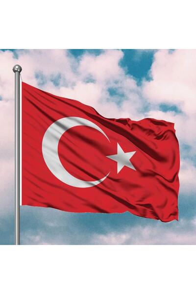 AYYILDIZ TÜRK BAYRAĞI PARAŞÜT KUMAŞ 100*150 CM