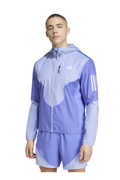 adidas Mavi Erkek Kapüşon Yaka Normal Kalıp Zip Ceket IV7672 OTR B CB JKT  IV...