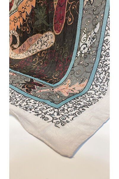 Onur شال - مجموعة جديدة شال منقوش بزخارف تركية جديدة، منتج كاجوال من القماش ا...