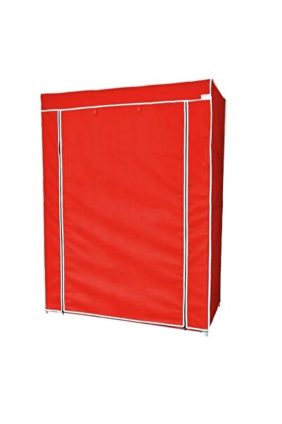 Home Dzgn Home Çelik Metal Borulu Yorgan Hurcu Bez Dolap Bez Yüklük Portatif Saklama Dolabı Gardırop