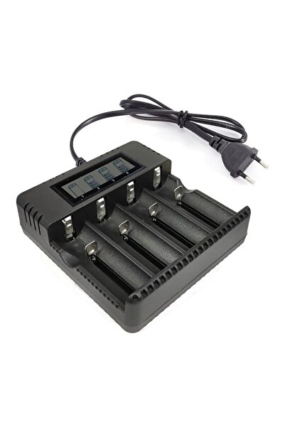 Digital 18650 Şarj Aleti 18650 Pil Şarj Cihazı 3.7v Bütün Boy Piller Için Şar...