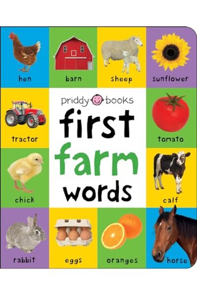 Priddy Books كلمات المزرعة الأولى