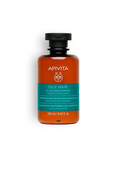 Apivita Ausgleichendes Shampoo Für Fettiges Haar Mit Minze Und Propolis 250 ml