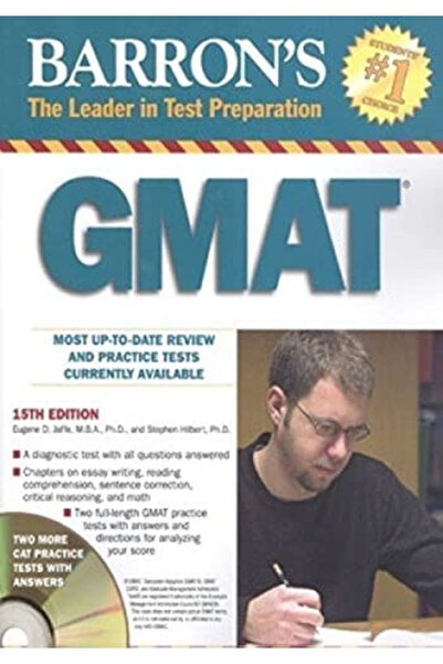 Kaplan اختبار القبول للدراسات العليا في إدارة الأعمال Barrons GMAT مع قرص مضغوط