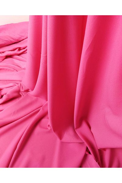 Kumaş Parça Pink Crepe Chiffon - Πλάτος 140 cm x Μήκος 285 cm
